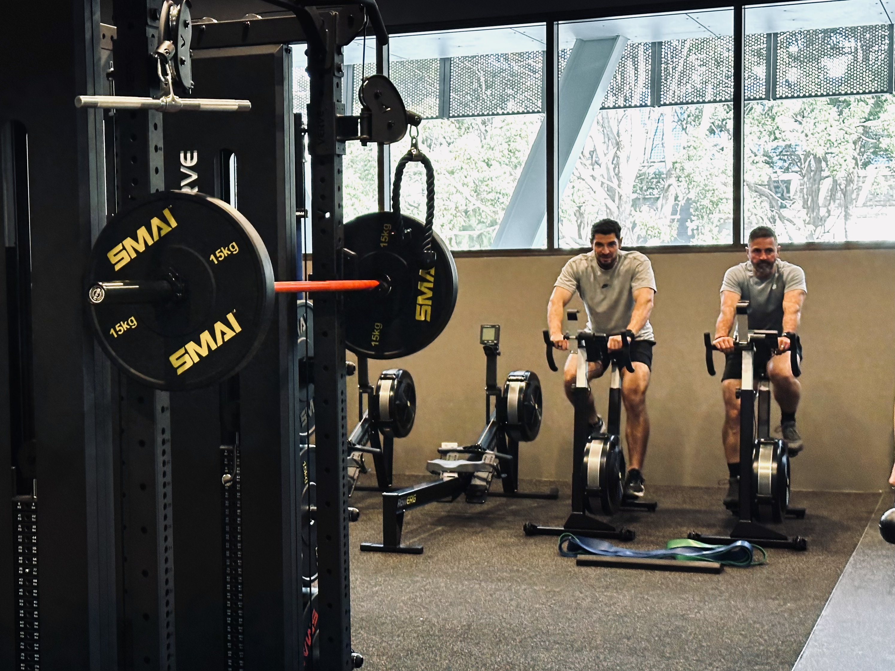 Bikes and weights